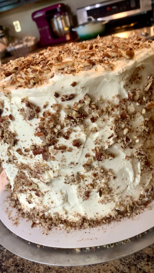 Southern Style Layered Red Velvet Cake (NO PECANS)